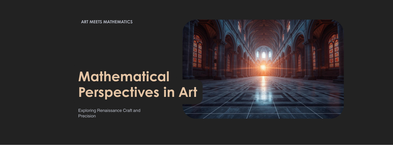 Mathematical perspective vanishing point Renaissance art analysis