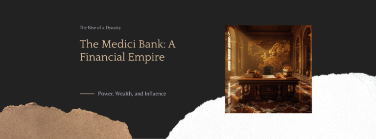 Medici Bank financial empire and cultural patronage visualization