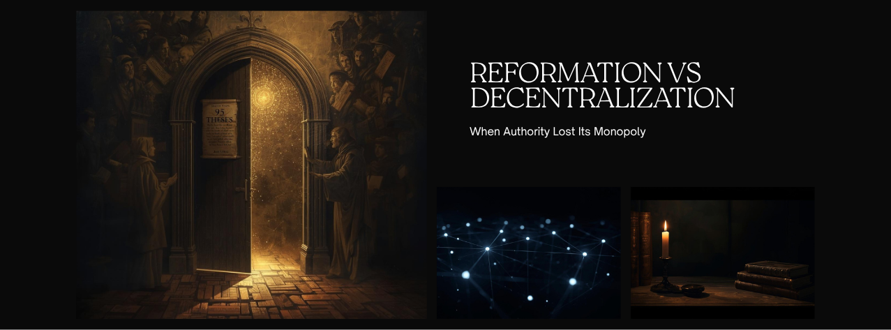 Cover image for S5#03: Reformation vs Decentralization